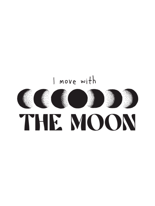 I Move with the Moon – White Glossy Mug