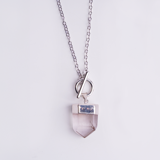 Amphibole Quartz Necklace