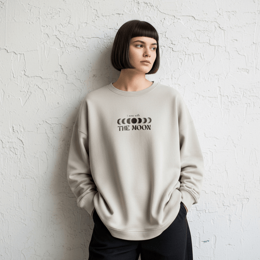 I Move With The Moon - Unisex Premium Sweatshirt