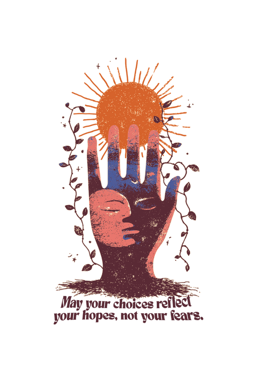 May Your Choices Reflect Your Hopes - Oversized T-Shirt