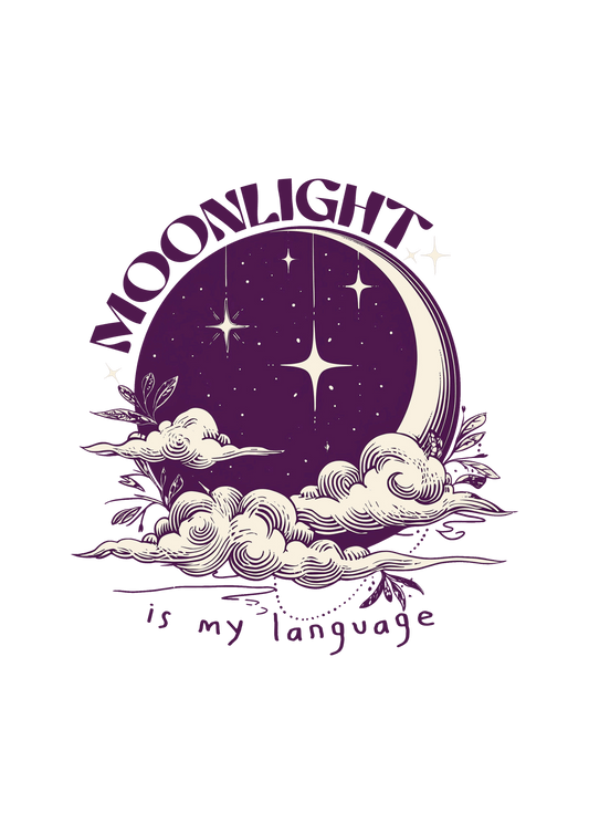 Moonlight is My Language - Oversized T-Shirt