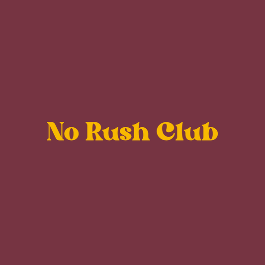 No Rush Club - Oversized T-Shirt