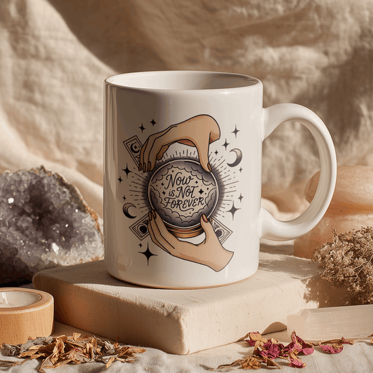 Now Is Not Forever – White Glossy Mug