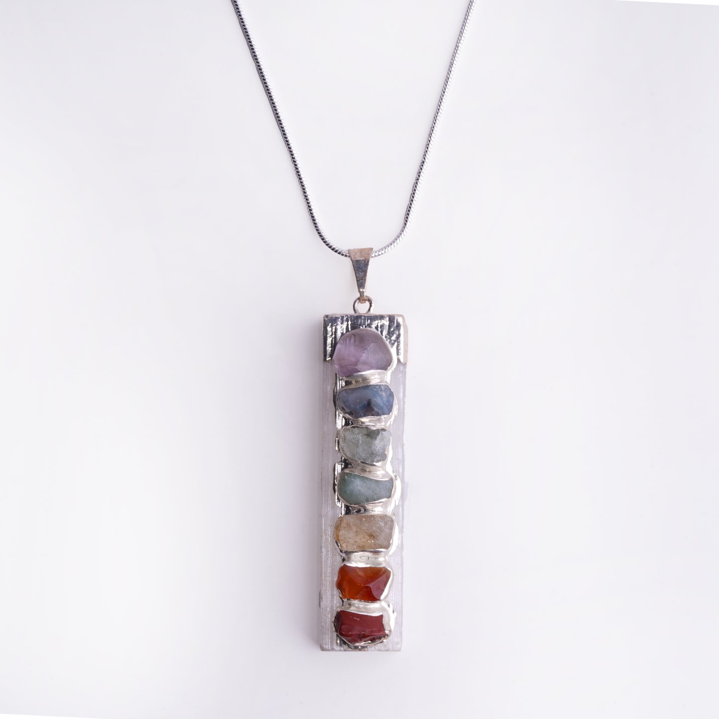 Chakra Healing Stone Necklace product photo