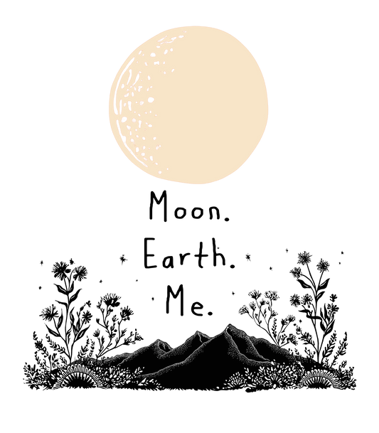 Moon, Earth and Me – Eco Tote Bag