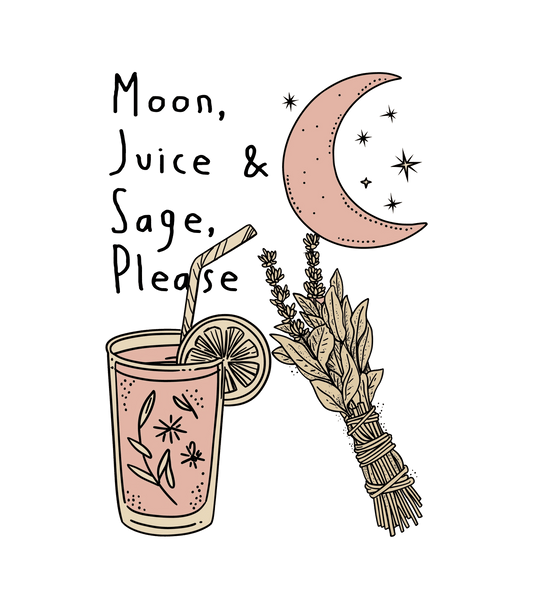 Moon, Juice and Sage Please – Eco Tote Bag