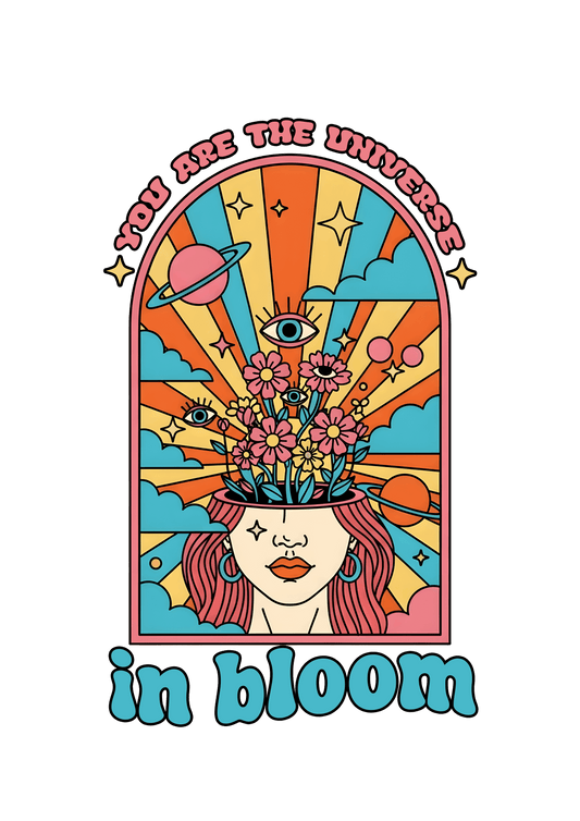 You Are The Universe In Bloom - Oversized T-Shirt