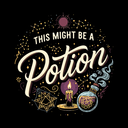 This Might Be a Potion – Black Glossy Mug