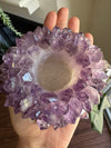 Amethyst Candle Holder – Natural Crystal Candle Holder