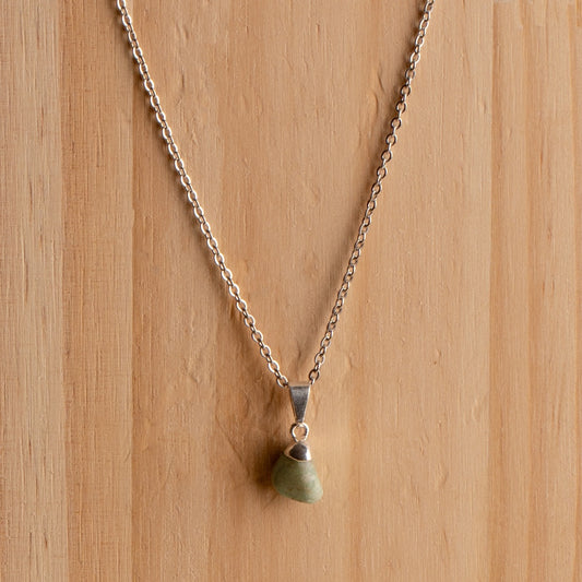 Amazonite Drop Necklace