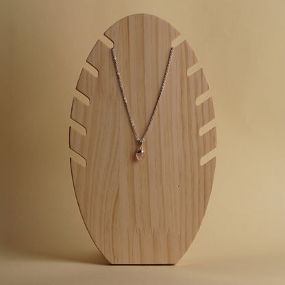 Rose Quartz Drop Necklace