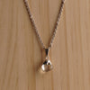 Clear Quartz Drop Necklace