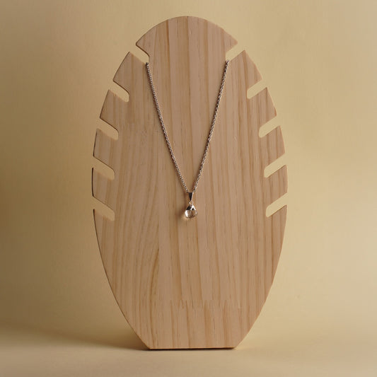 Clear Quartz Drop Necklace