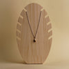 Silver Finished Tiger's Eye Drop Necklace