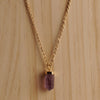 Amethyst Point Necklace