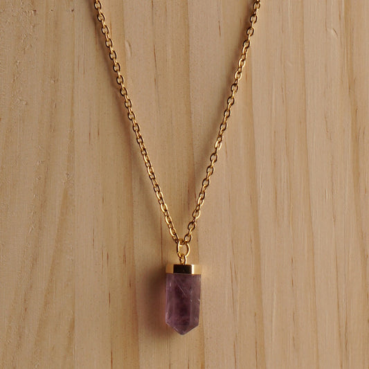 Amethyst Point Necklace