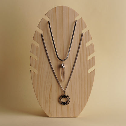 Clear Quartz Double Necklace