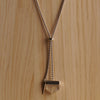 Clear Quartz Necktie Necklace