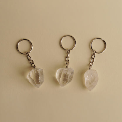 Clear Quartz Keychain - Master Healer