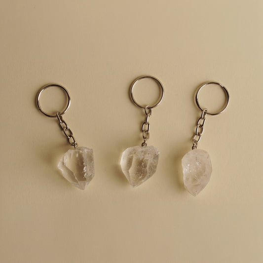 Clear Quartz Keychain - Master Healer
