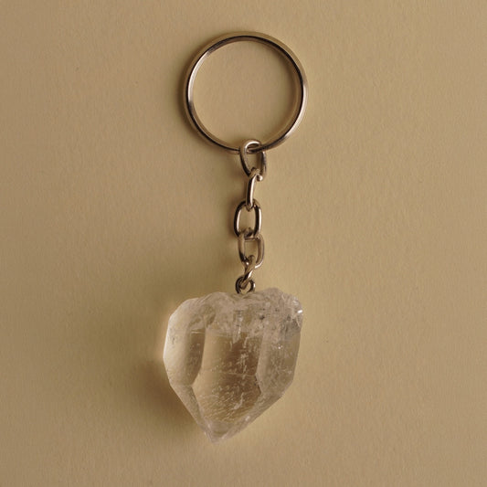 Clear Quartz Keychain - Master Healer