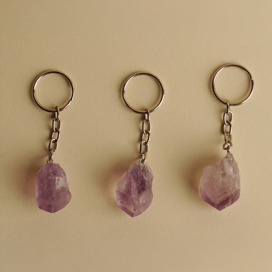 Amethyst Keychain - Touch of Calm