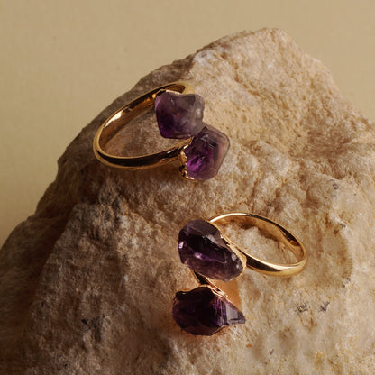 Amethyst Dual Ring
