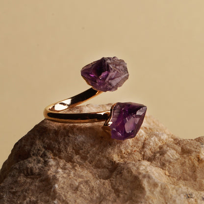 Amethyst Dual Ring