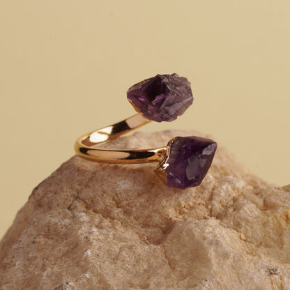 Amethyst Dual Ring