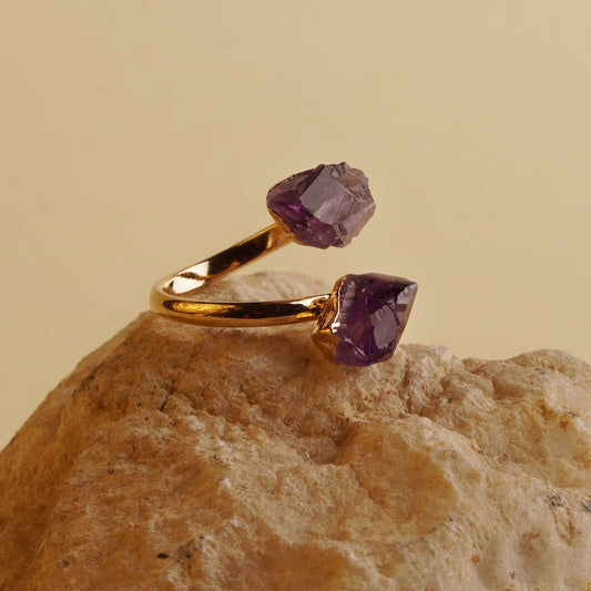 Amethyst Dual Ring