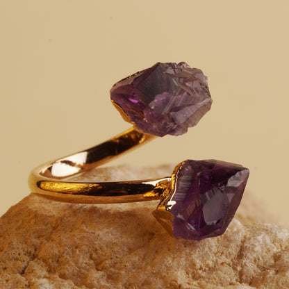 Amethyst Dual Ring