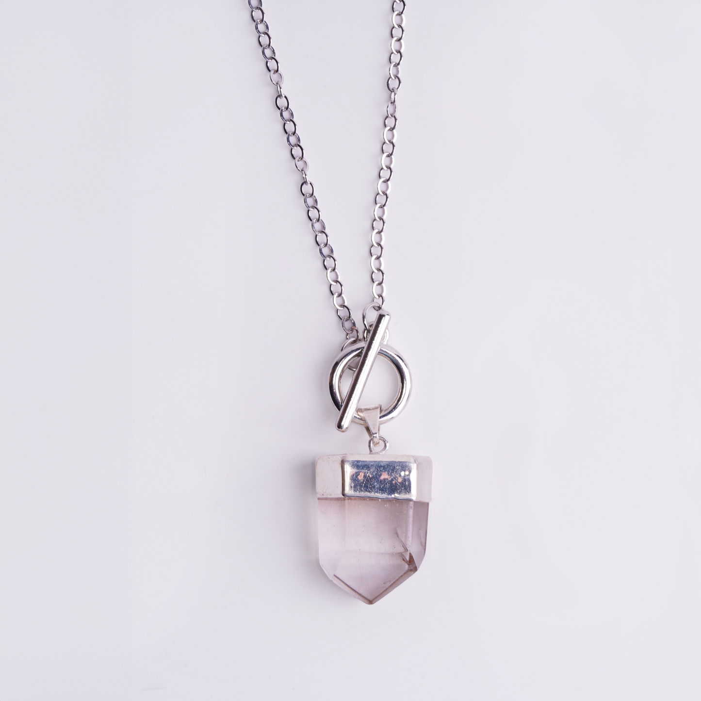Amphibole Quartz Necklace