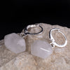 Double Point Quartz Earrings