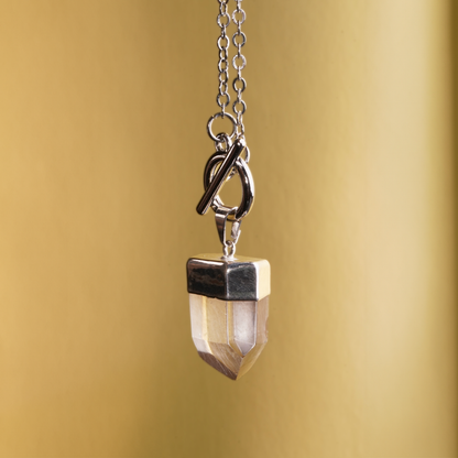 Amphibole Quartz Necklace