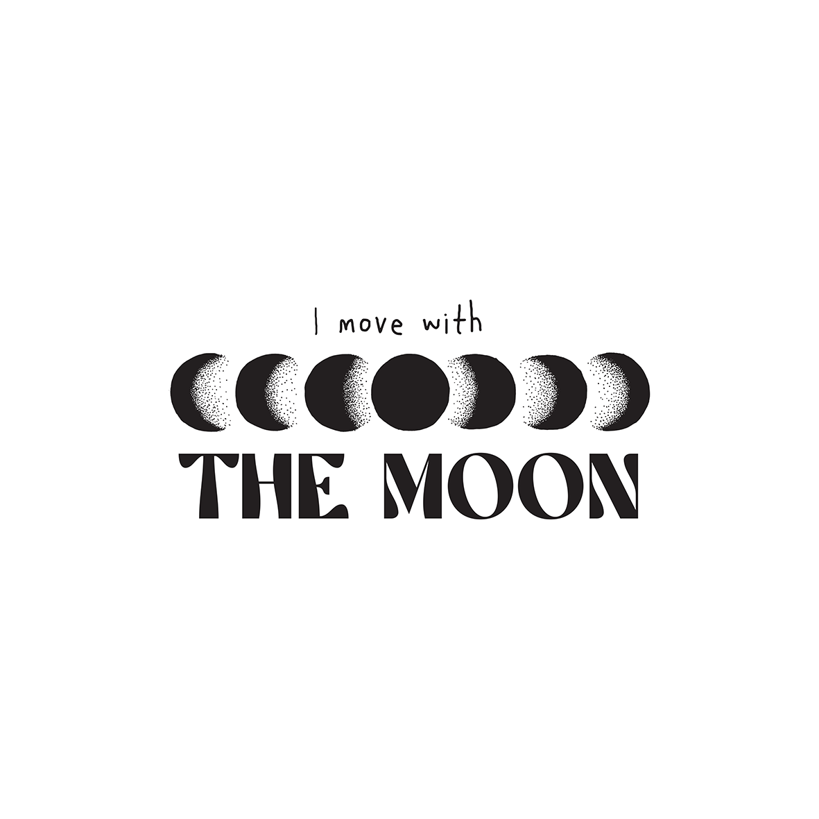 I Move With The Moon - Unisex Premium Sweatshirt