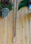 Raw Clear Quartz & Stainless Steel | The Master Healer Necklace
