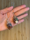 7 Chakras Cage Necklace & Sterling Silver