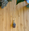 7 Chakras Cage Necklace & Sterling Silver