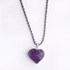 Amethyst Heart Pendant Necklace product photo