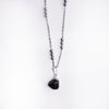 Elegant Black Stone Pendant Necklace product photo