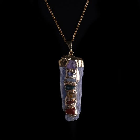 Chakra Healing Crystal Necklace product photo