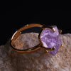 Amethyst Crystal Gold Ring product photo