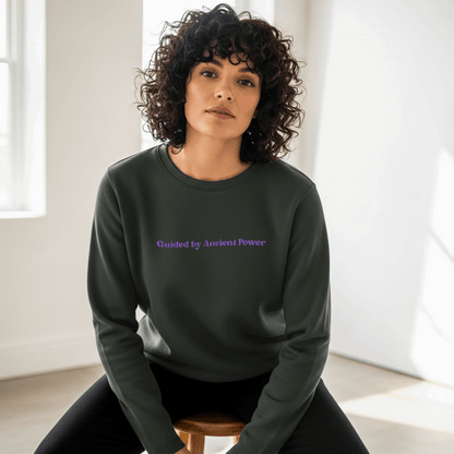 Guided by Ancient Power - Embroidered Sweatshirt