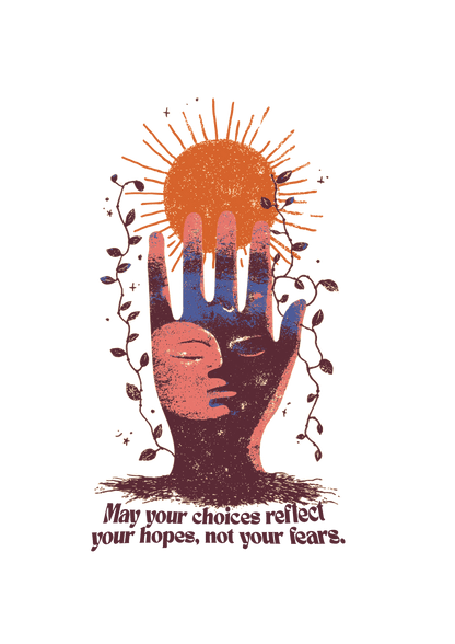 May Your Choices Reflect Your Hopes - Oversized T-Shirt