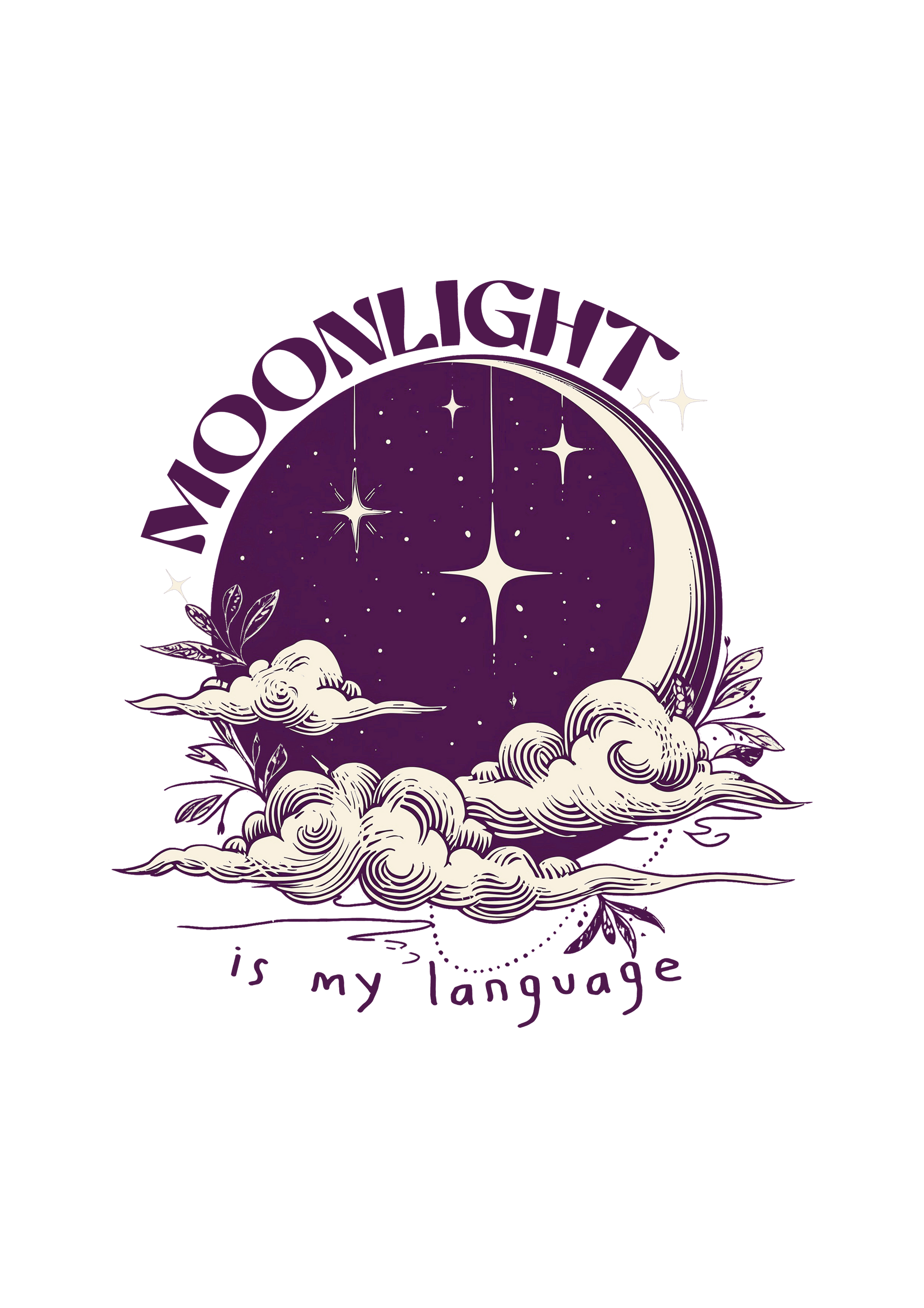 Moonlight is My Language - Oversized T-Shirt