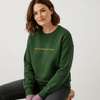 My Aura Is Doing The Talking - Embroidered Sweatshirt