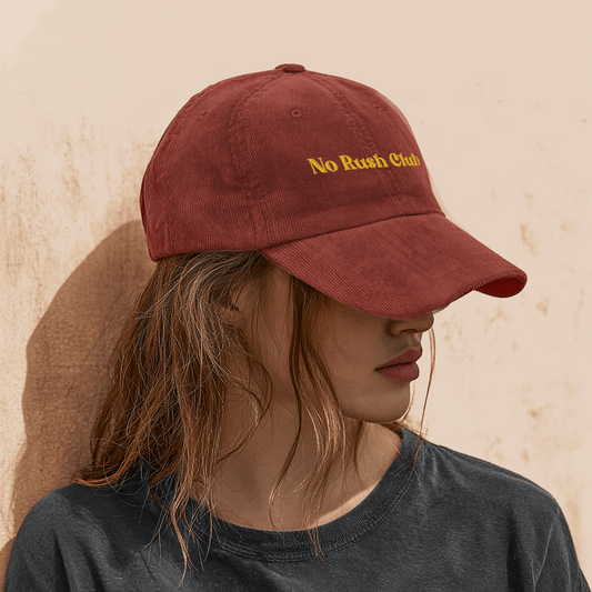 No Rush Club – Vintage Corduroy Cap
