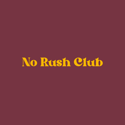 No Rush Club - Oversized T-Shirt