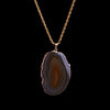 Agate Slice Necklace: Embrace Inner Peace product photo