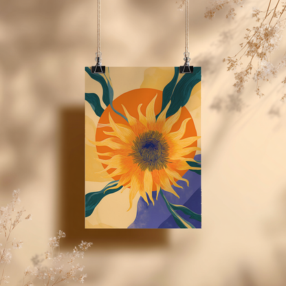 Radiant Sunflower – Art Print